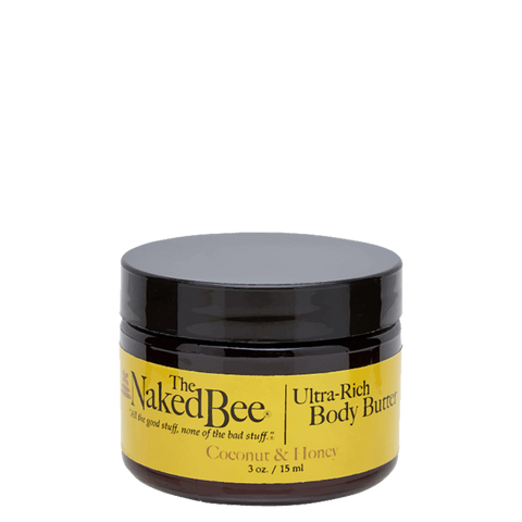 The Naked Bee - 3 oz. Coconut & Honey Ultra-Rich Body Butter | The European Gift Store.