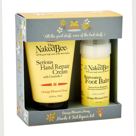 The Naked Bee - Orange Blossom Honey Hands & Feet Repair Kit | The European Gift Store.