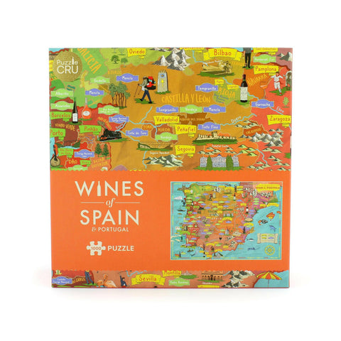 Wines Of Spain & Portugal Puzzle - The European Gift Store