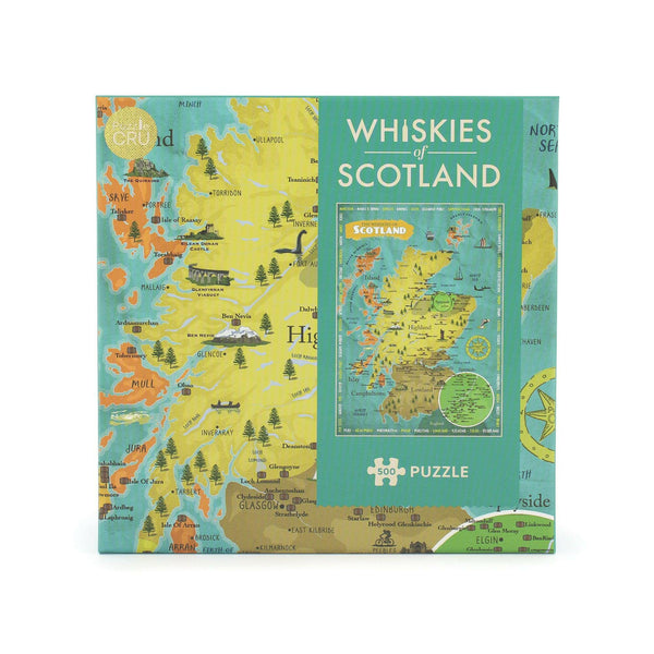 Whiskies Of Scotland Puzzle - The European Gift Store