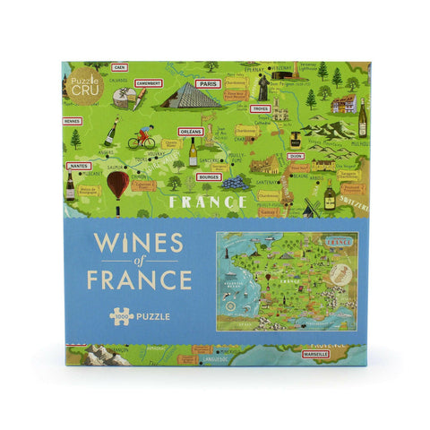 Wines Of France Puzzle - The European Gift Store