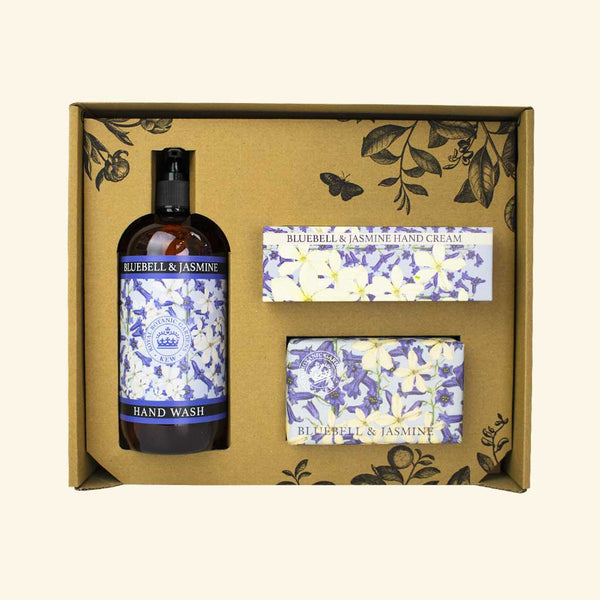 Kew Gardens Bluebell & Jasmine Essential Hand Care Gift Box