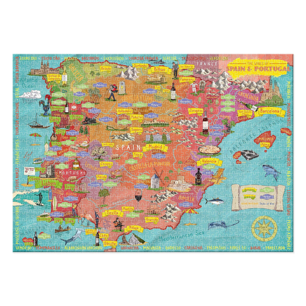 Wines Of Spain & Portugal Puzzle - The European Gift Store