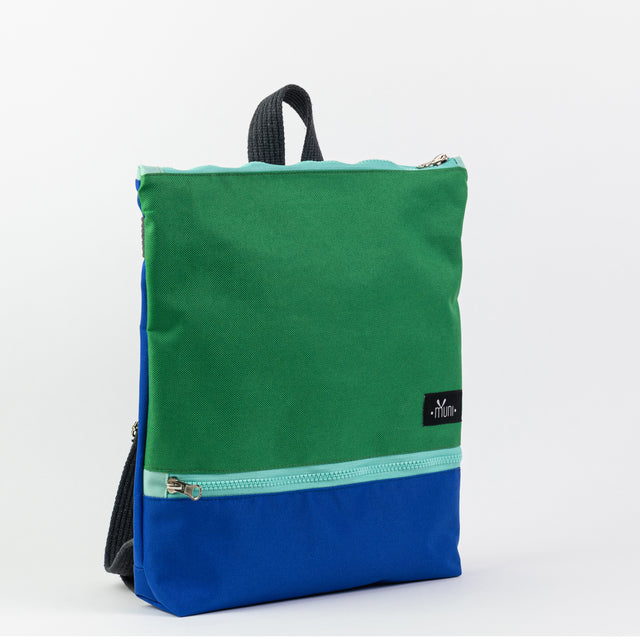 Waterproof Kids Backpack - Green&amp;Blue