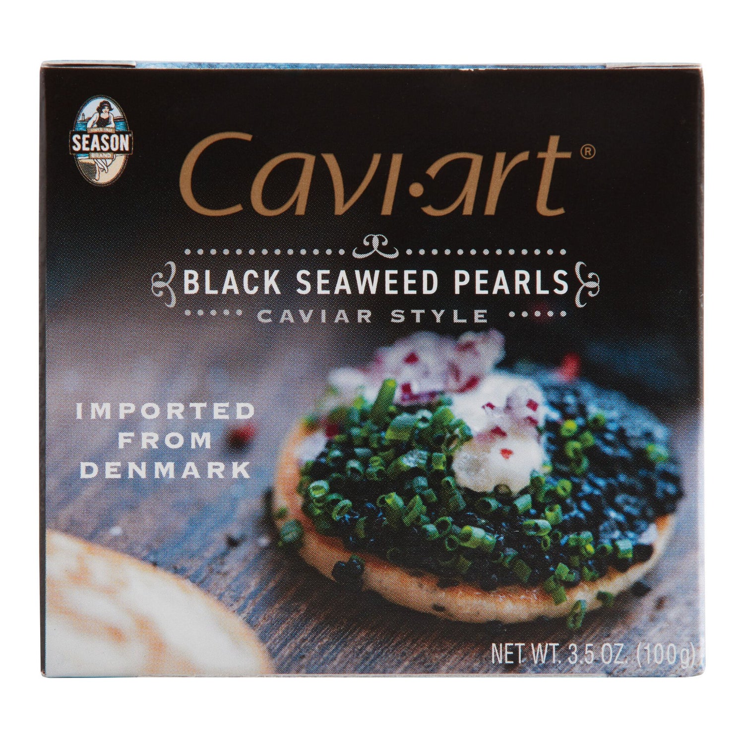 Season Caviart Black Seaweed Pearls