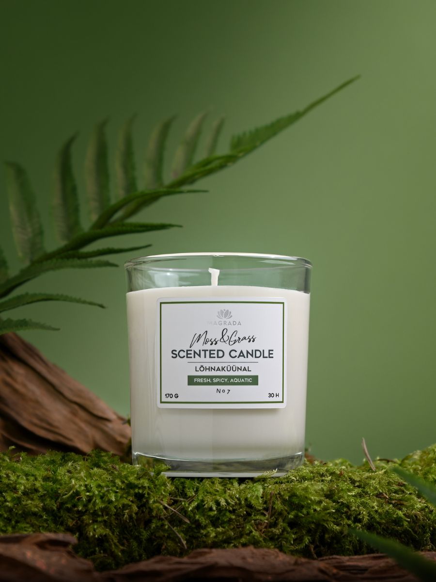 Moss&amp;Grass Scented Candle - 170 g