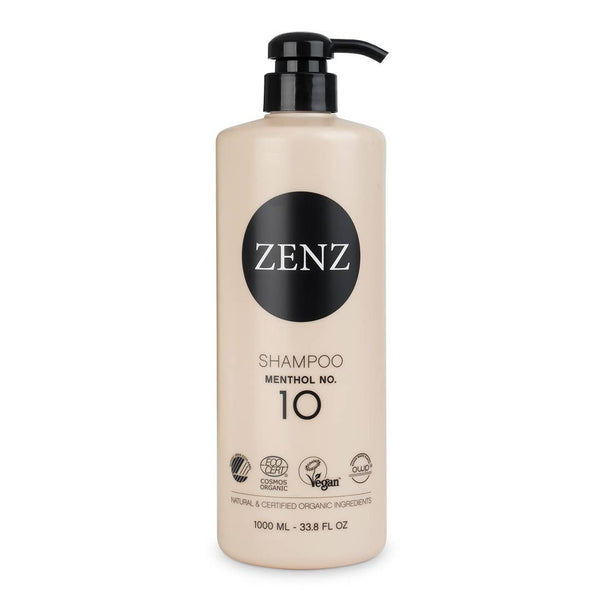 ZENZ Organic Products - Organic Shampoo Menthol no. 10 - Available in 4 sizes