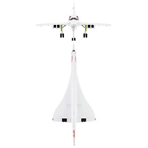 Busyflies 1:200 Scale Air France Plane Concorde Plane Model Airplane Alloy Diecast Airplanes for Collection and Gift.