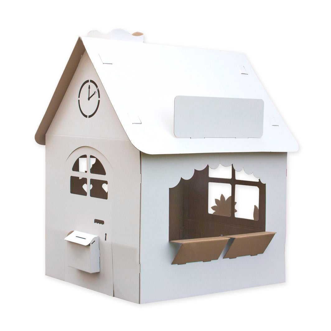 Cardboard DIY House for Kids