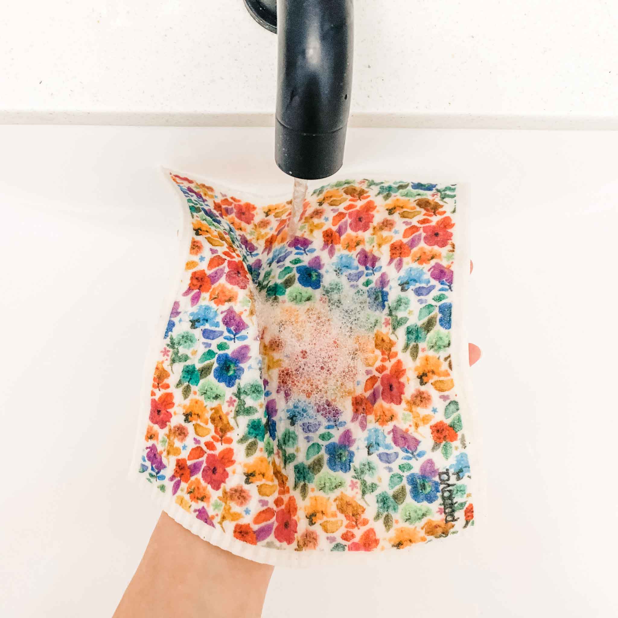 Reusable Papertowel - Smell the Roses.