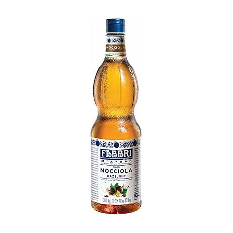 Fabbri Flavoring Syrup, Hazelnut, Made in Italy, 33.8 Ounce (1 Liter).