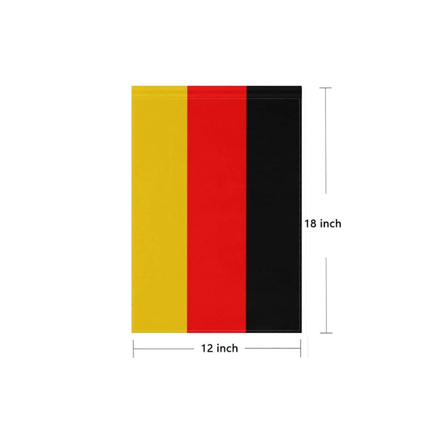 Germany Garden Flags 12 x 18 Inches Double Sided Vivid Color and Fade Proof.