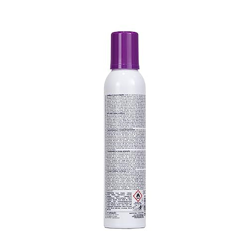 Fanola No Yellow Incredible Foam - Purple Hair Conditioner Mousse Toner With Violet Pigments Removes Yellow And Brassiness On Bleached, Blonde Or Highlighted Hair 8.4oz