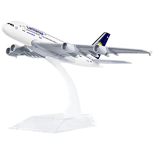 Busyflies Model Airplane 1:400 Die cast Airplanes Model Lufthansa 380 Alloy Model Metal Aircraft Model for Birthday Gift.