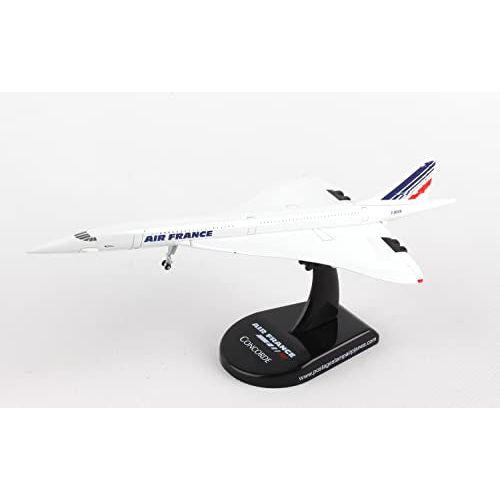 Daron Worldwide Trading Postage Stamp Air France Concorde 1/350 Airplane Model.