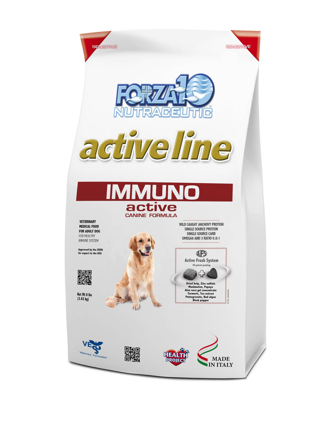 Forza10 Active Immuno Support Diet Dry Dog Food, 8lb