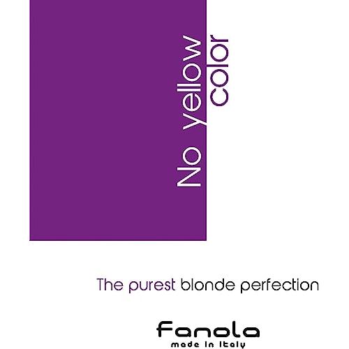 Fanola No Yellow 2 Phase Potion Leave In Conditioner With Violet Pigment For All Blonde Hair Types To Combat Frizz & Humidity 5.1oz