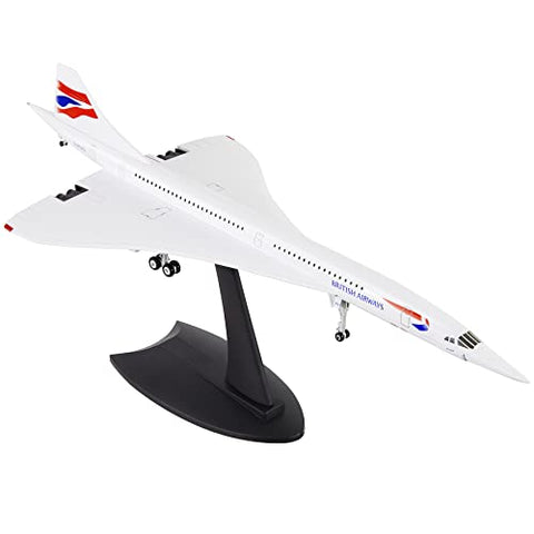 Busyflies Model Plane 1:200 Scale British Airways Concorde F-BVFB Model Airplane Alloy Diecast Airplane Model.