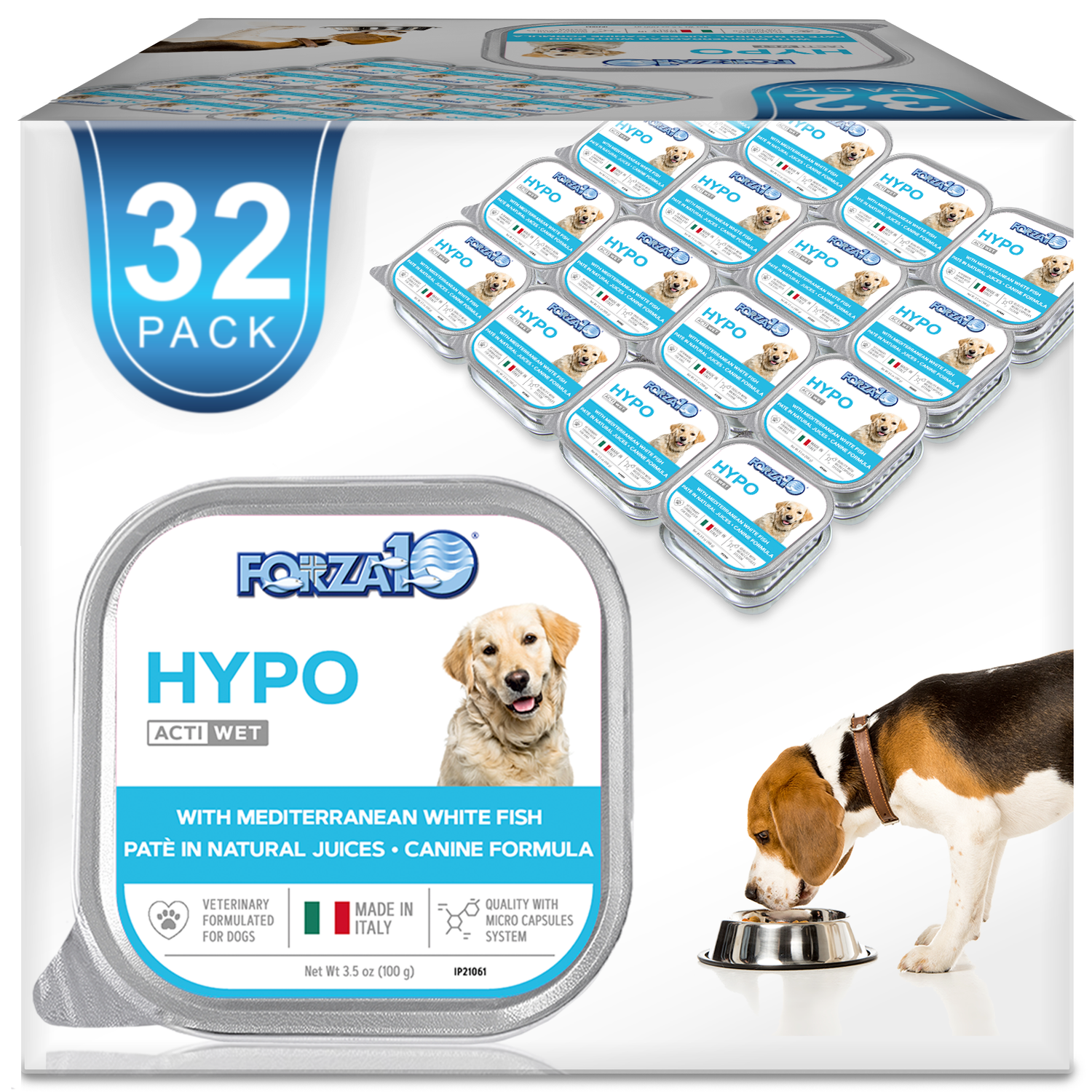 Forza10 Actiwet Hypoallergenic Canned Dog Food Fish Flavor