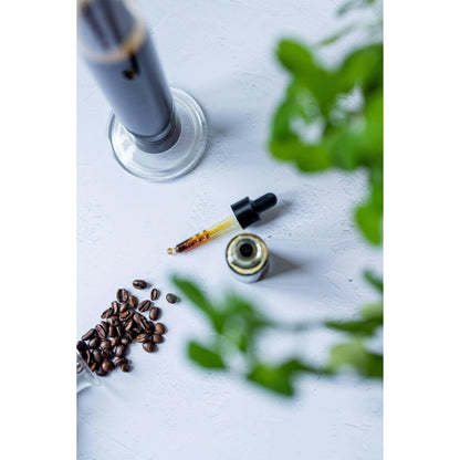 restore + glow coffee oil (15 ml.) - 100% upcycled powerful facial oil - The European Gift Store