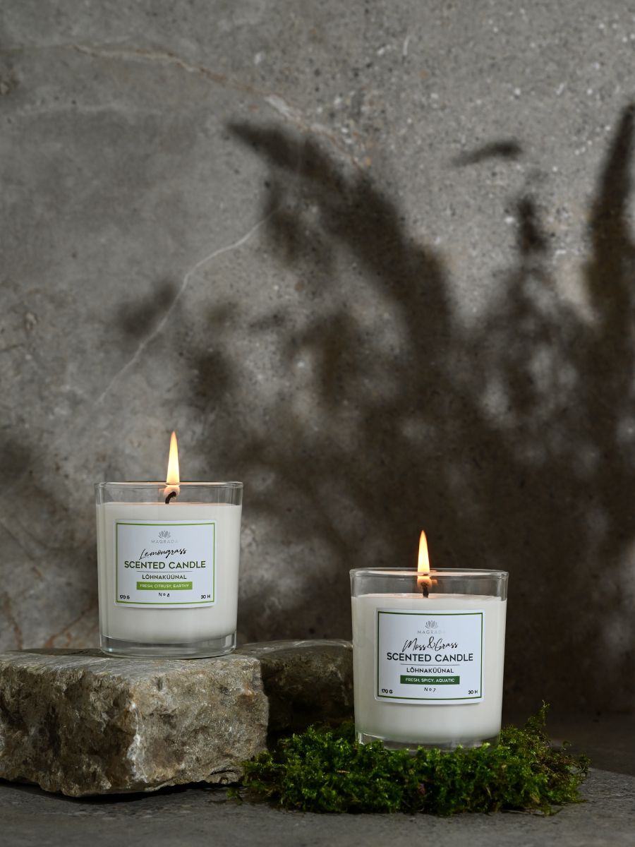 Moss&amp;Grass Scented Candle - 170 g