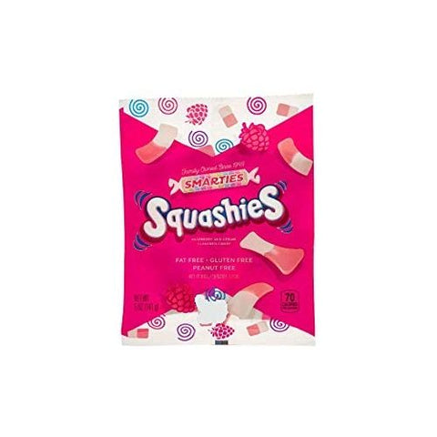 Smarties Squashies Foam Gummies Debut, 5 Ounce Peg Bag.