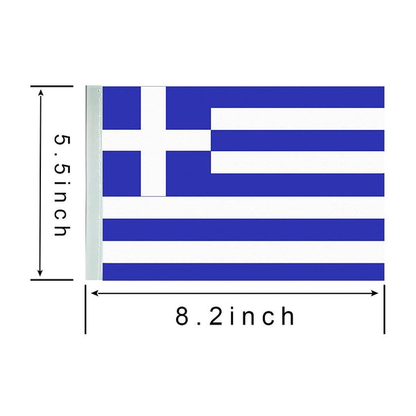 Greece Greek Flag Banner String,Small Mini Greece Pennant flags,For Grand Opening,Olympics,National Sports Events,Party Festival Decorations(50 Feet 38 Flags).