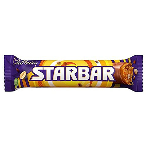 Cadbury Star Bar | Total 4 bars of British Chocolate Candy - Cadbury Star Bar 49g each.