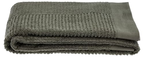 Zone Denmark Luxury &amp; Classic 100% Cotton Towels - Quick Drying Hand, Bath, and Shower Towels for Ultimate Comfort and Style in Every Touch (Olive Green)