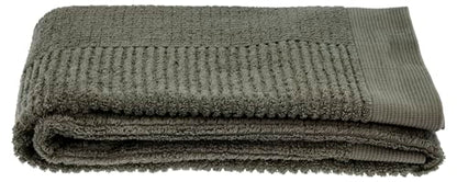 Zone Denmark Luxury &amp; Classic 100% Cotton Towels - Quick Drying Hand, Bath, and Shower Towels for Ultimate Comfort and Style in Every Touch (Olive Green)