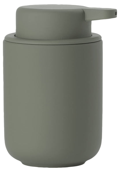 Zone Denmark Ume Soap Dispenser in Elegant Olive Green - Stylish and Functional Bathroom Accessory