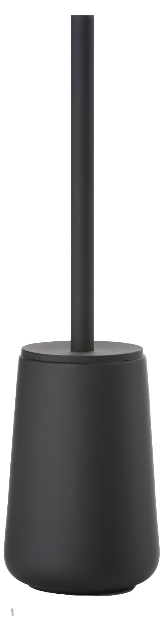 Zone Denmark Nova One Ceramic Toilet Brush | with Brush Holder Soft Touch | Enhance Your Bathroom with a Chic and Practical Duo for Modern Style and Effortless Hygiene - Coating (Black)