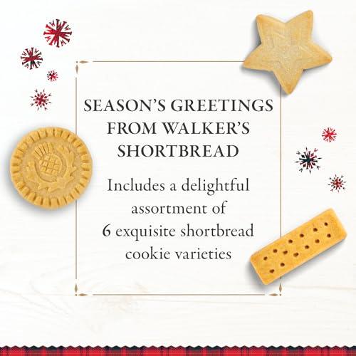 Walker’s 2024 Advent Calendar with Shortbread Cookies from Scotland - 28 Count (10.4 oz) - Limited Edition Cookie Box with Christmas Cookies in Various Shapes and Flavors