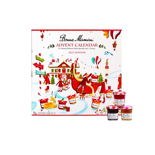 Bonne Maman 2024 Limited Edition Advent Calendar, 24 Mini Spreads