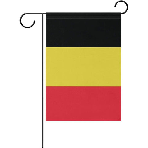 Belgium Garden Flags 12 x 18 Inches Double Sided Vivid Color and Fade Proof.
