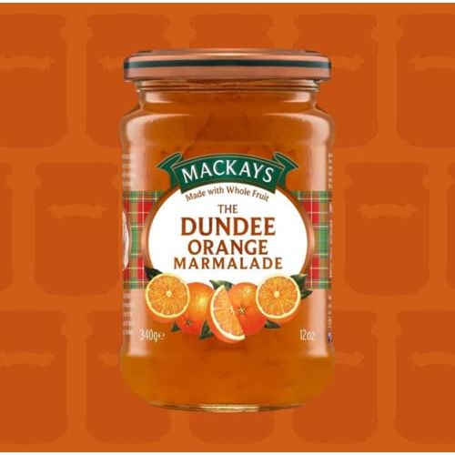 Mackays The Dundee Orange Marmalade, 12 Ounce.