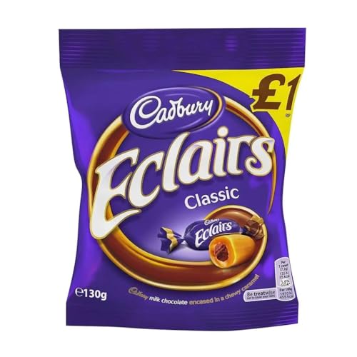 Original Cadbury Eclairs Chocolate Bag Imported From The UK England.