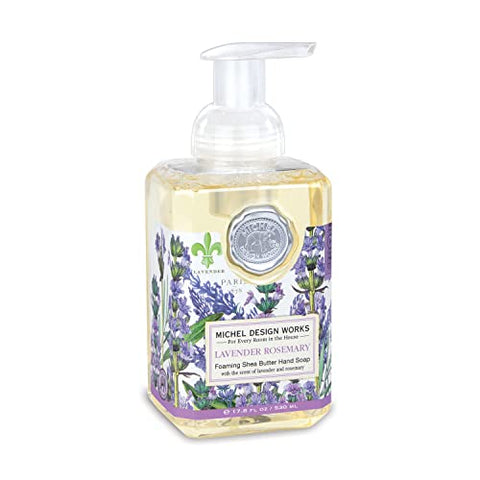 Michel Design Works Foaming Hand Soap, Lavender Rosemary, 17.8 Fl Oz