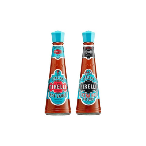 FIRELLI Original Hot/Extra Hot Combo - 5oz Bottle (Pack of 2).