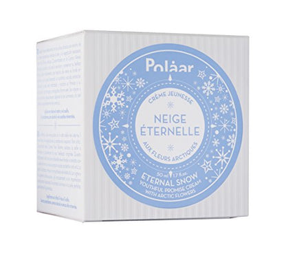 Polåar - Eternal Snow Youthful Promise Cream with Arctic Flowers - Anti-Aging Face Cream - Smoothing and moisturizing - 95% Natural, Vegan, Cruelty Free, Made in France - 1.7 Fl Oz