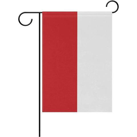 Poland Garden Flags 12 x 18 Inches Double Sided Vivid Color and Fade Proof.