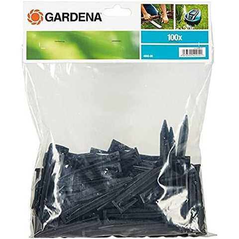 Gardena 04090-20 Boundary Wire Ground Spikes, 35.00x19.98x18.99 cm, Black.