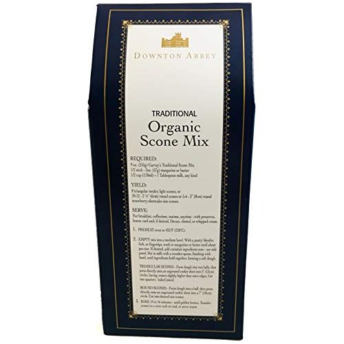 Garvey's Downton Abbey best Of British Traditional Organic Scone Mix, 9 Ounce (Pack of 1).
