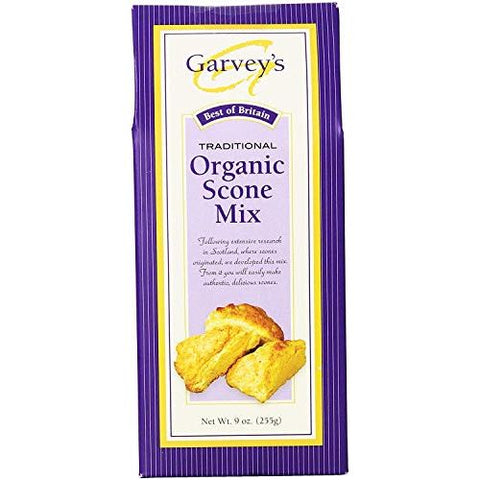 Garvey's Organic Traditional Scone Mix, 9 Ounce (Pack of 3).
