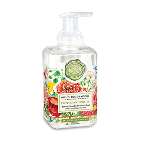 Michel Design Works Foaming Hand Soap, Poppies and Posies
