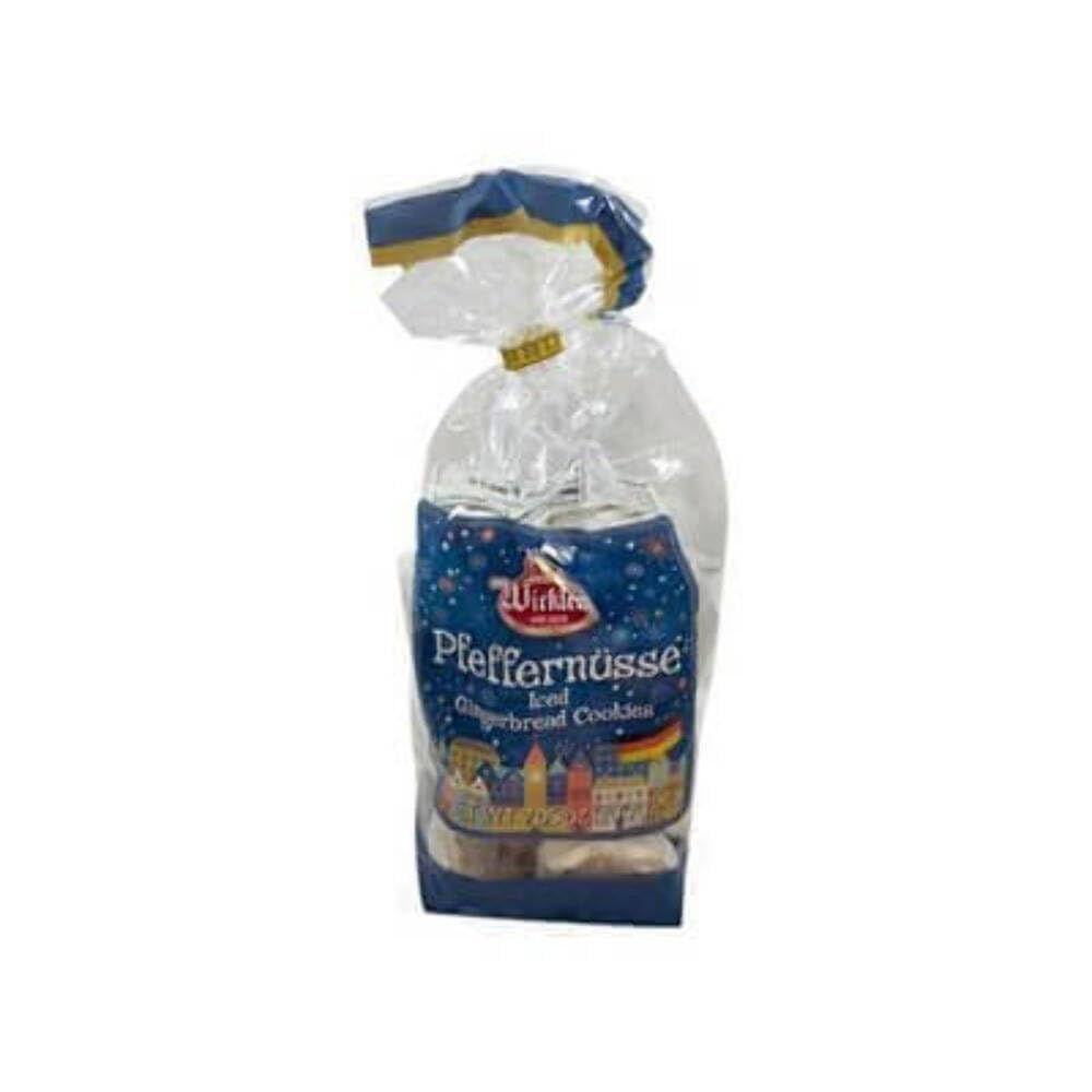 Wicklein Pfeffernusse Iced Gingerbread Cookie Bag, 7.05 oz (Pack of 1)