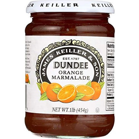 Keiller Dundee Orange Marmalade, 16 Ounce Jar.