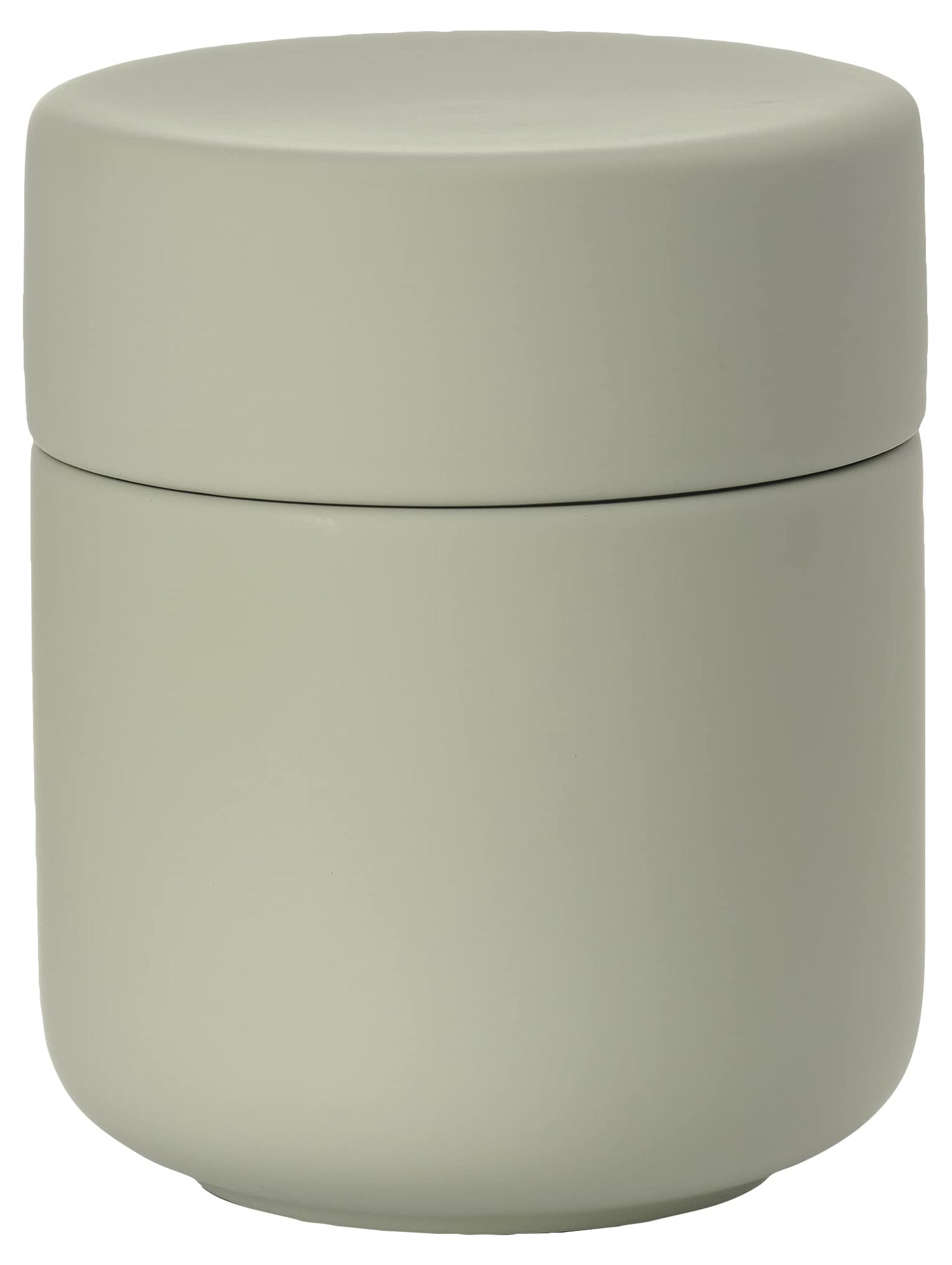 Zone Denmark Ume Taupe Cosmetic Jar - Elegant and Functional Storage Solution for Your Beauty Essentials, Infusing Scandinavian Design into Your Vanity Space (Eucalyptus Green)