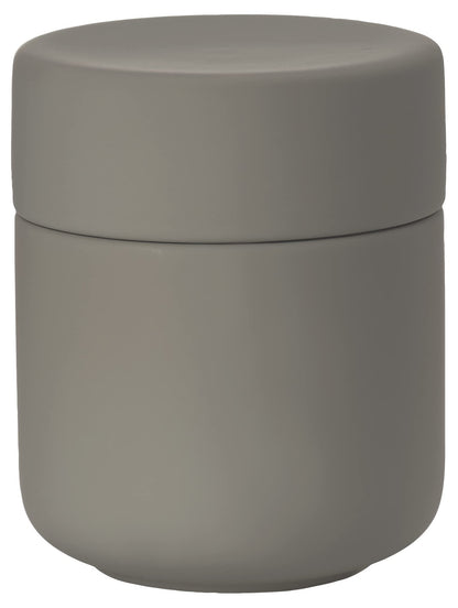 Zone Denmark Ume Taupe Cosmetic Jar - Elegant and Functional Storage Solution for Your Beauty Essentials, Infusing Scandinavian Design into Your Vanity Space (Beige (Taupe)