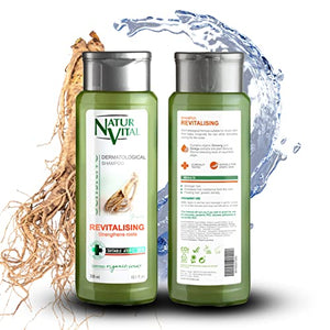 NaturVital Unisex Plant-based Ginseng & Ginger Hair Revitalizing Shampoo 300ml Natural & Organic